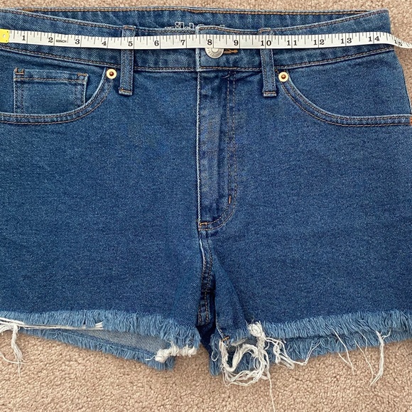 2 pair Black and Blue Denim Women Shorts - Picture 7 of 8